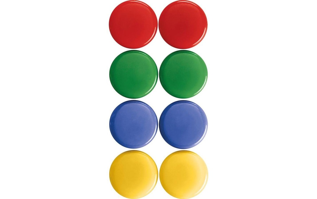 Magnetoplan Aimant Ø 3 cm 8 pièces