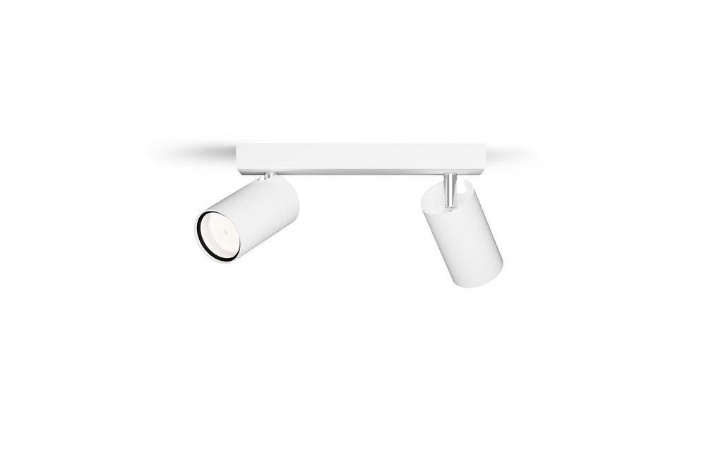 Philips Spot encastré Idris GU10, IP44 Blanc, sans ampoule