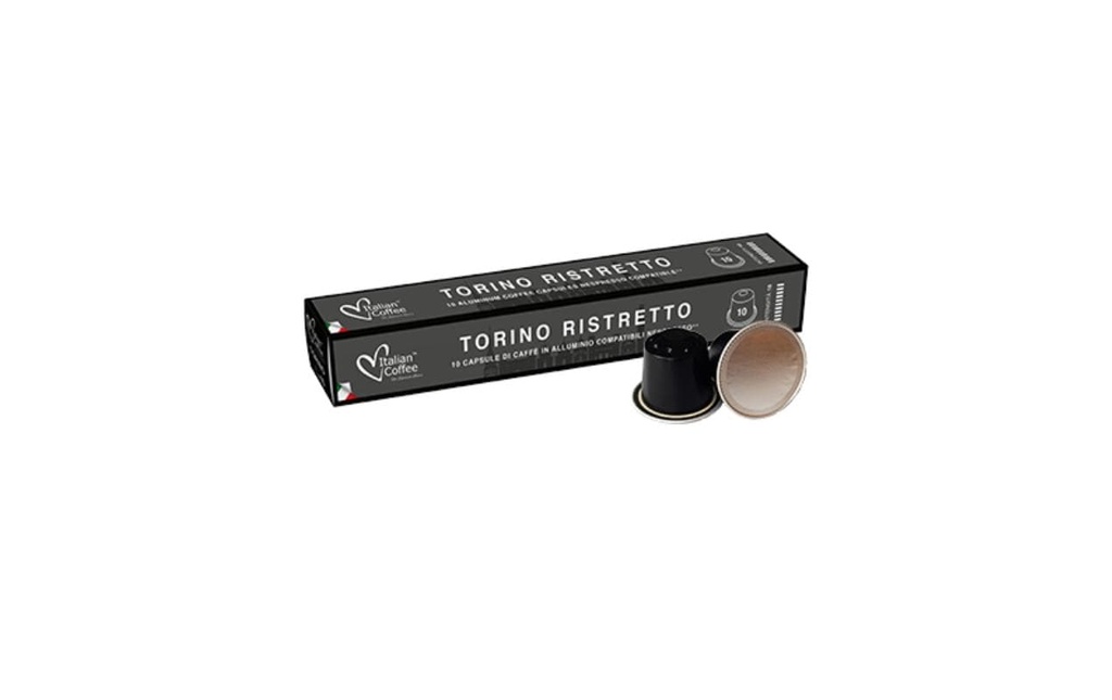 Italian Coffee Capsules de café Torino Ristretto 10 pièce