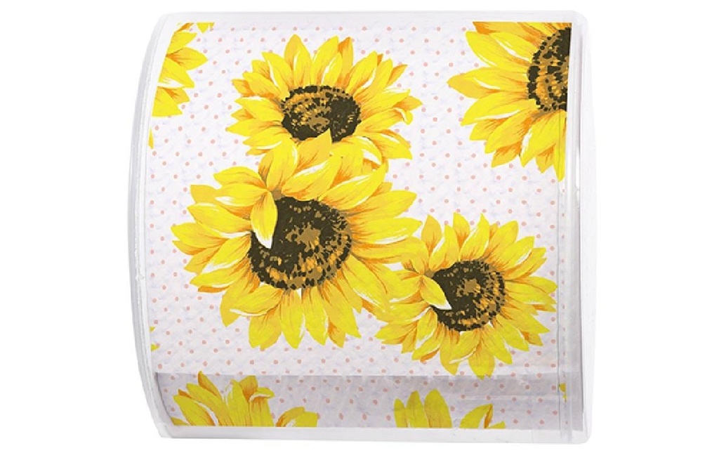Paper + Design Papier toilette Sunflowergarden  rouleaux à 3 couches, Jaune/ Blanc