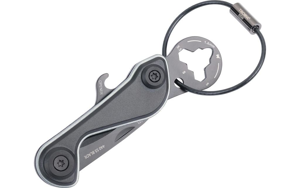 Troika Porte-clés Mini-outil Parcel Cut & Cart