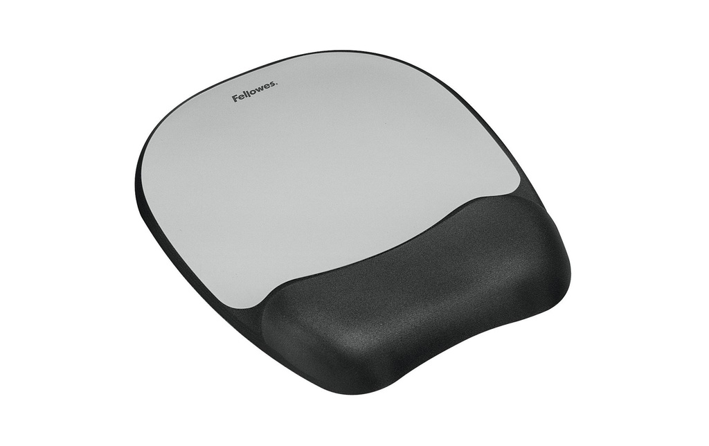 Fellowes Workplace Tapis de souris ergonomique Noir/Argenté