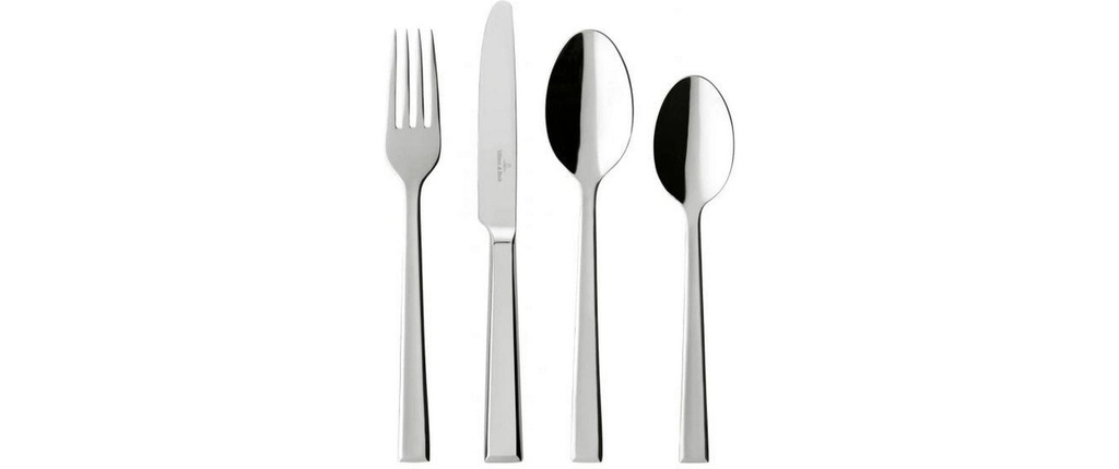 Villeroy & Boch Kits de couverts Victor Tafelbesteck Set 24 pièces, Argenté