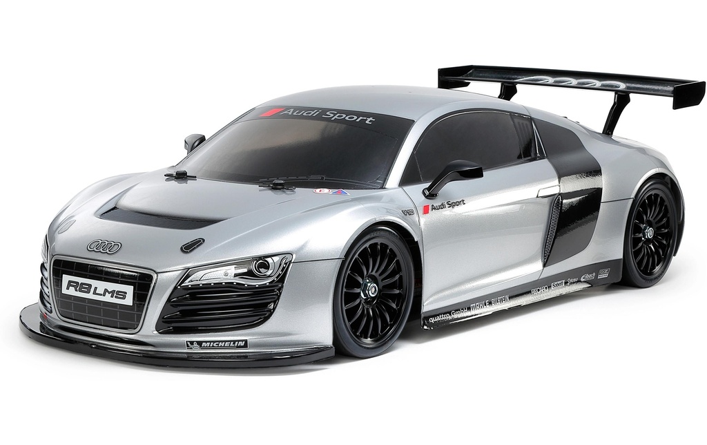 Tamiya Audi R8 LMS 2008 Kit de construction, 1:10, 4WD, TT-02