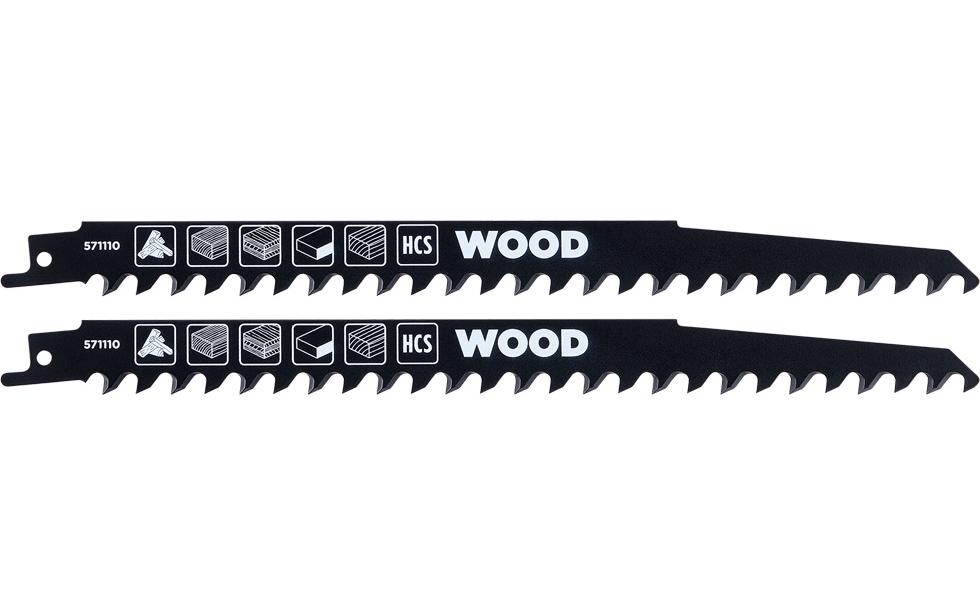 kwb Jeux de lames de scie sabre Bois Vert 240 mm SB 2 pièces