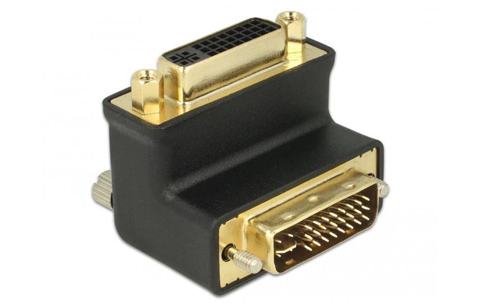 Delock Adaptateur d’angle DVI-I, m-f DVI-I - DVI-I
