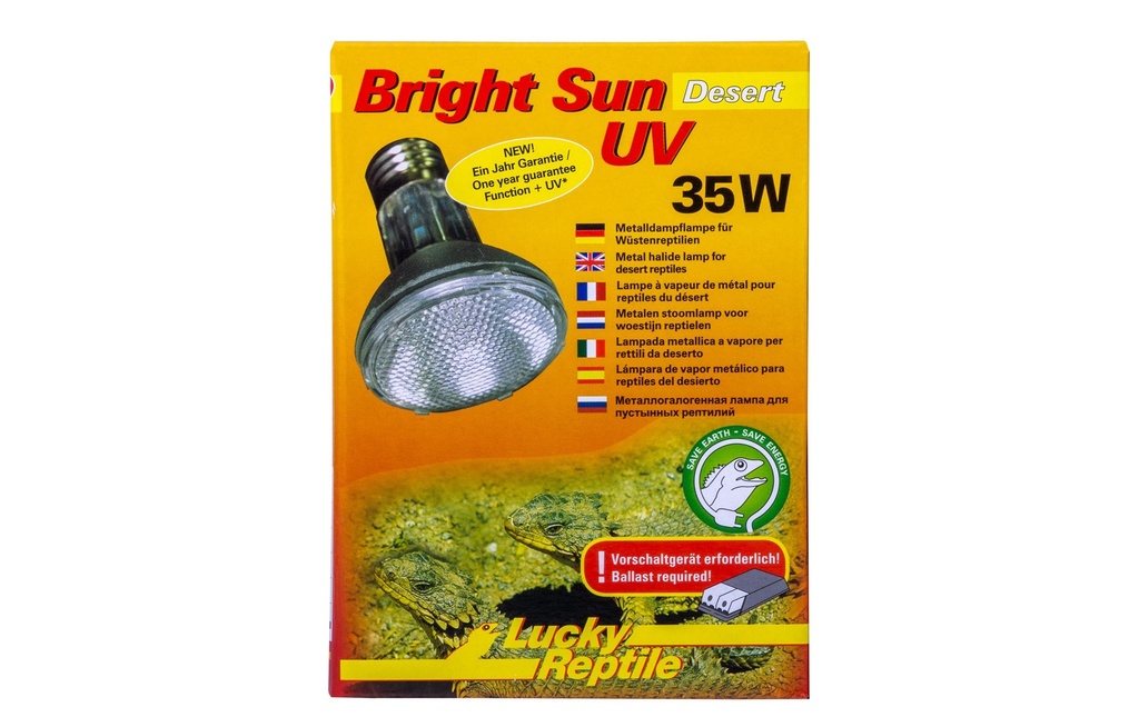 Lucky Reptile Lampe pour terrarium Bright Sun UV Desert 35 W