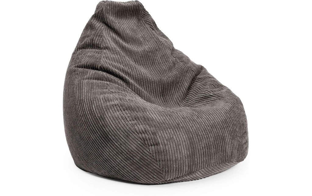 Lumaland sac pour s'asseoir Giant Cord 400 L, Gris foncé