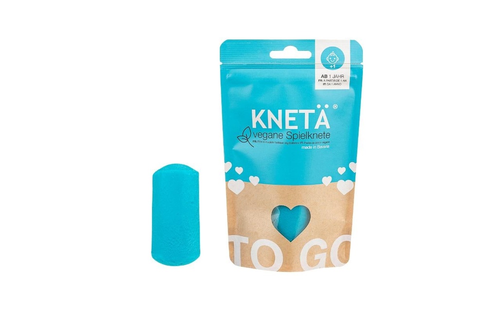 KNETÄ Pâte à modeler ludique végétalienne turquoise 100 g