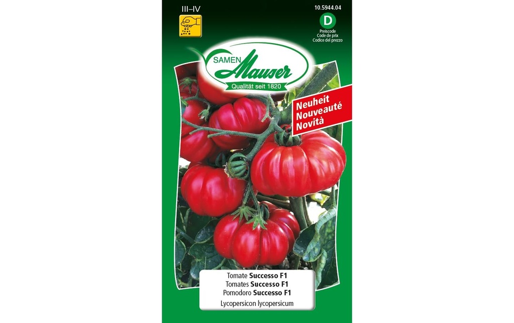 Samen Mauser Semence Tomate Successo F1