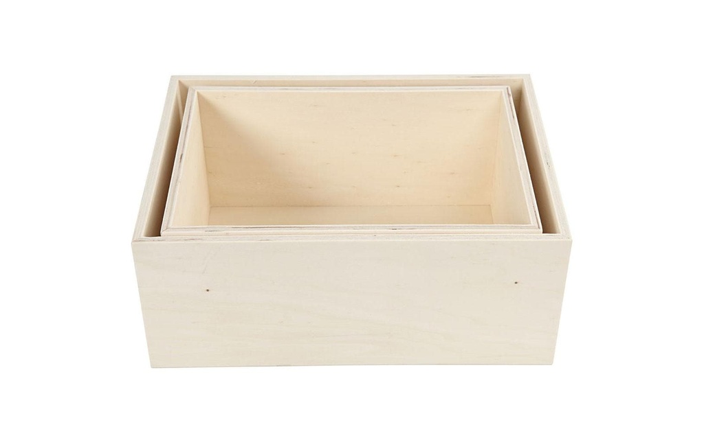 Creativ Company Article en bois Pour le stockage, 2 pièces