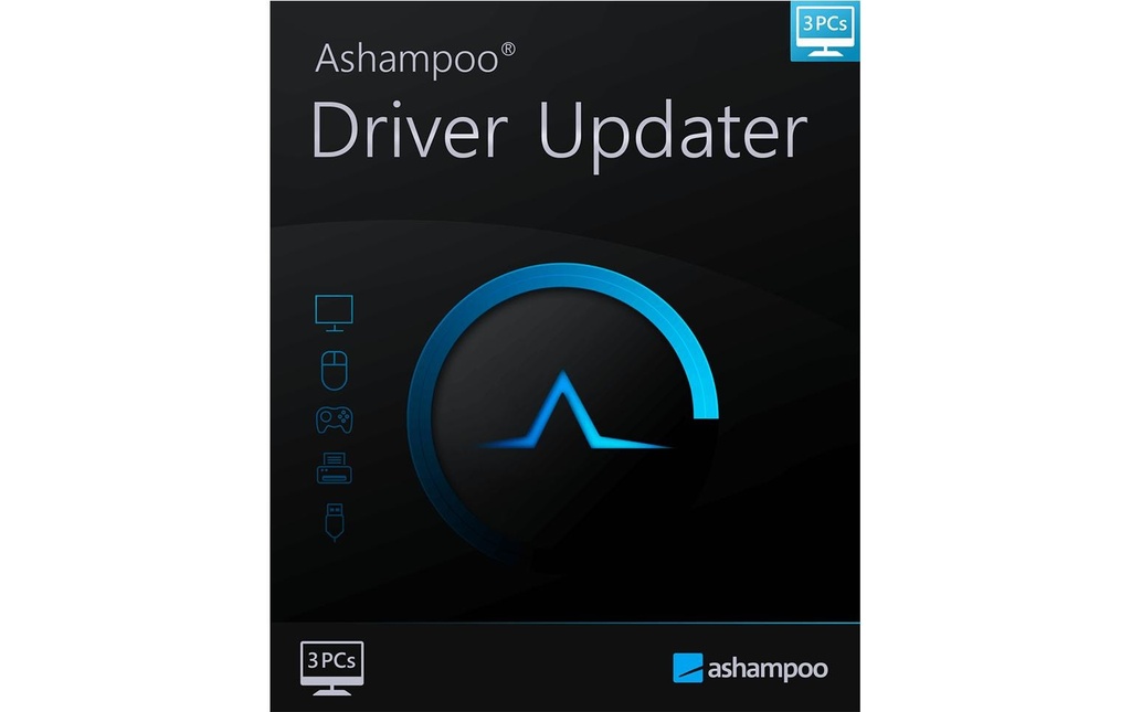 Ashampoo Driver Updater ESD, Version complète, 3 PC, 1 An
