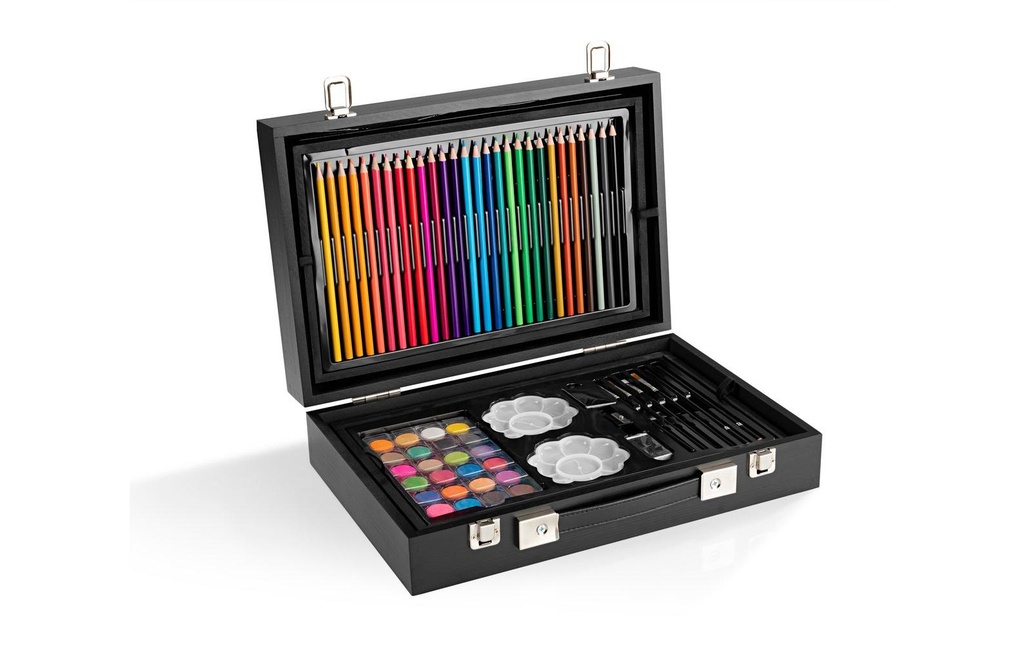 EASYmaxx Coffrets de dessin et de peinture 145 pièces, , Multicolore