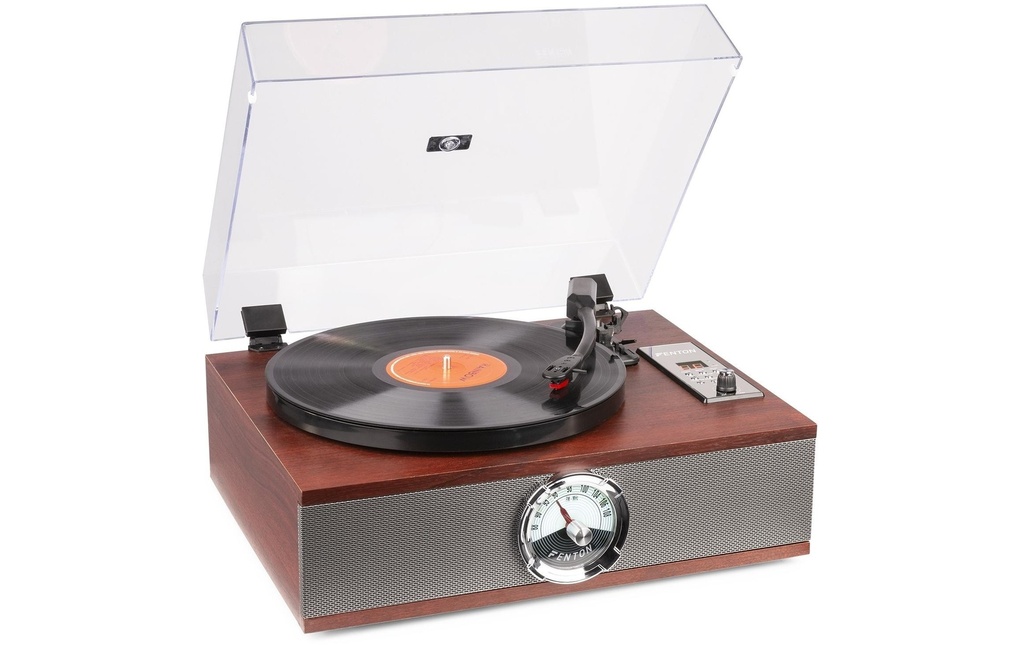 Fenton Tourne-disque Bluetooth RP180 Brun foncé
