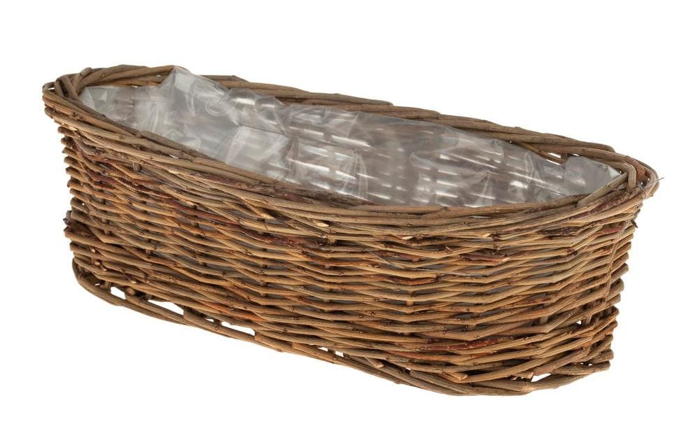 Opiflor Panier en osier Hot Choco, 20 cm Brun