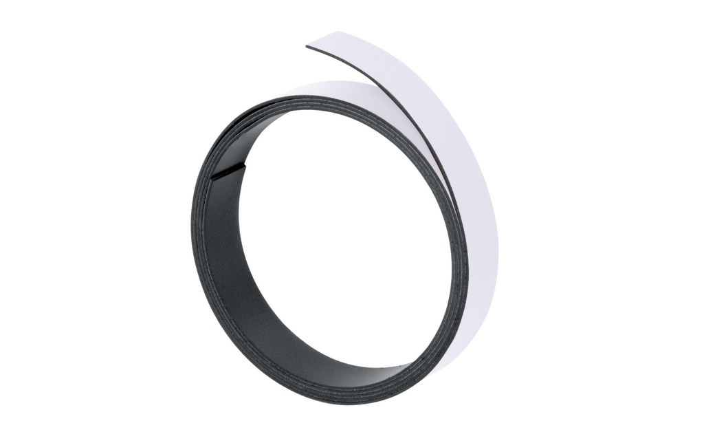 Franken Bande magnétique 10 mm x 1 m, Blanc