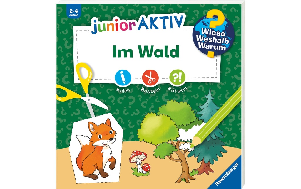 Ravensburger Livres pratiques pour enfants WWW junior AKTIV: Im Wald