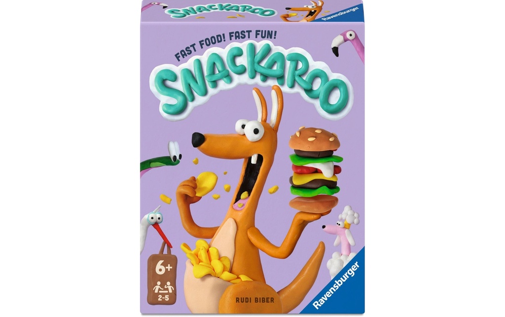 Ravensburger Jeu de cartes Snackaroo à partir de 6 ans, 2-5 joueurs