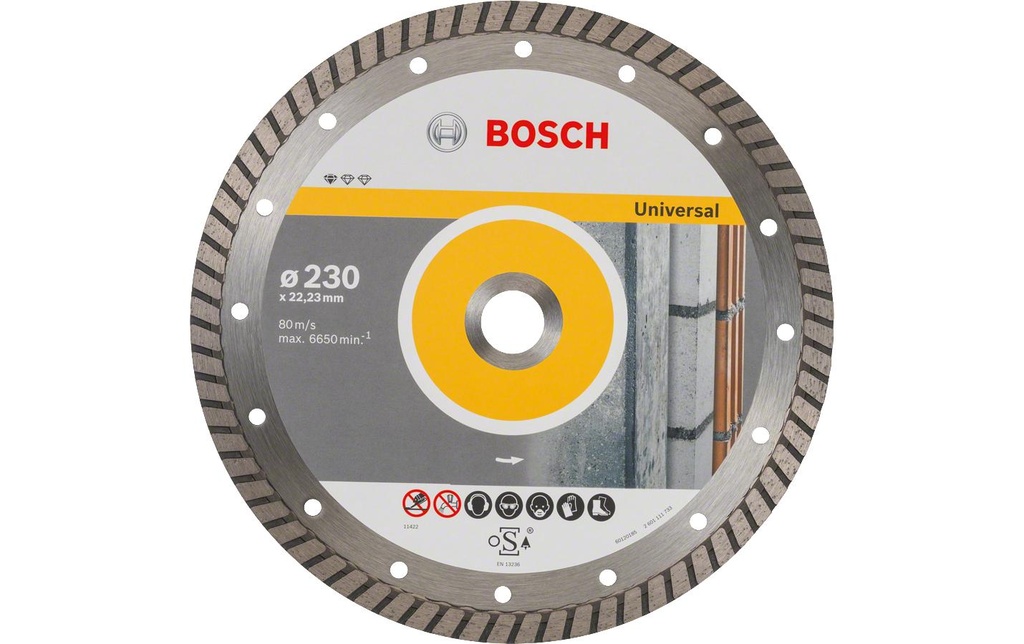Bosch Professional Disque à tronçonner diamanté Standard for Universal, 230 x 2.5 x 10 mm