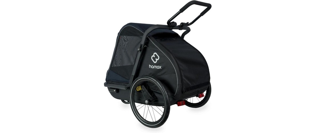 Hamax Remorque de vélo Dog Trailer Pluto L pour chiens jusqu'à 45 kg