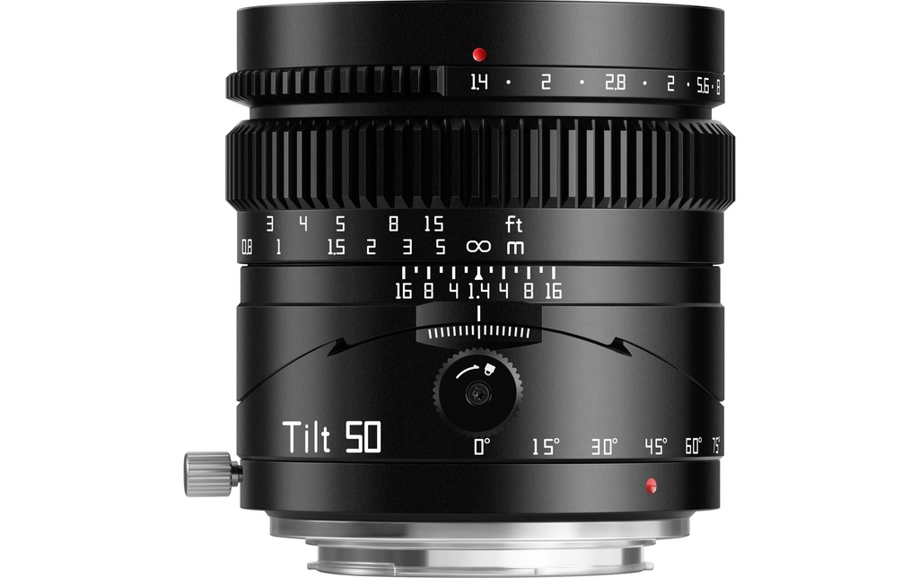 TTArtisan Longueur focale fixe Tilt 50mm F/1.4 – Fujifilm X-Mount