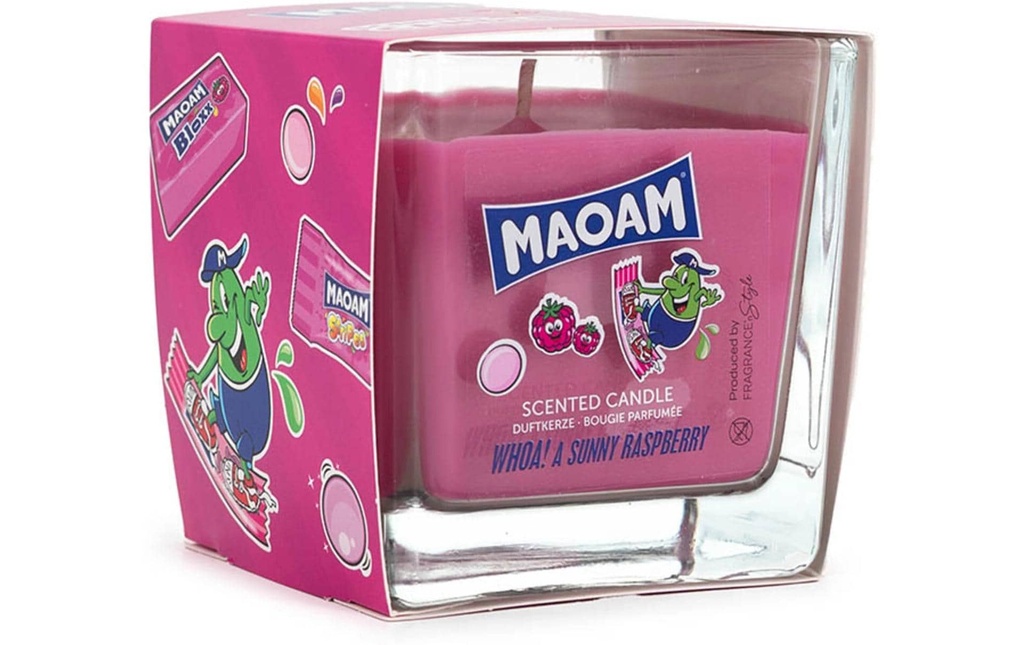 balthasar Bougie parfumée Maoam Sunny Rasperry 8 x 8 cm, 200 gr