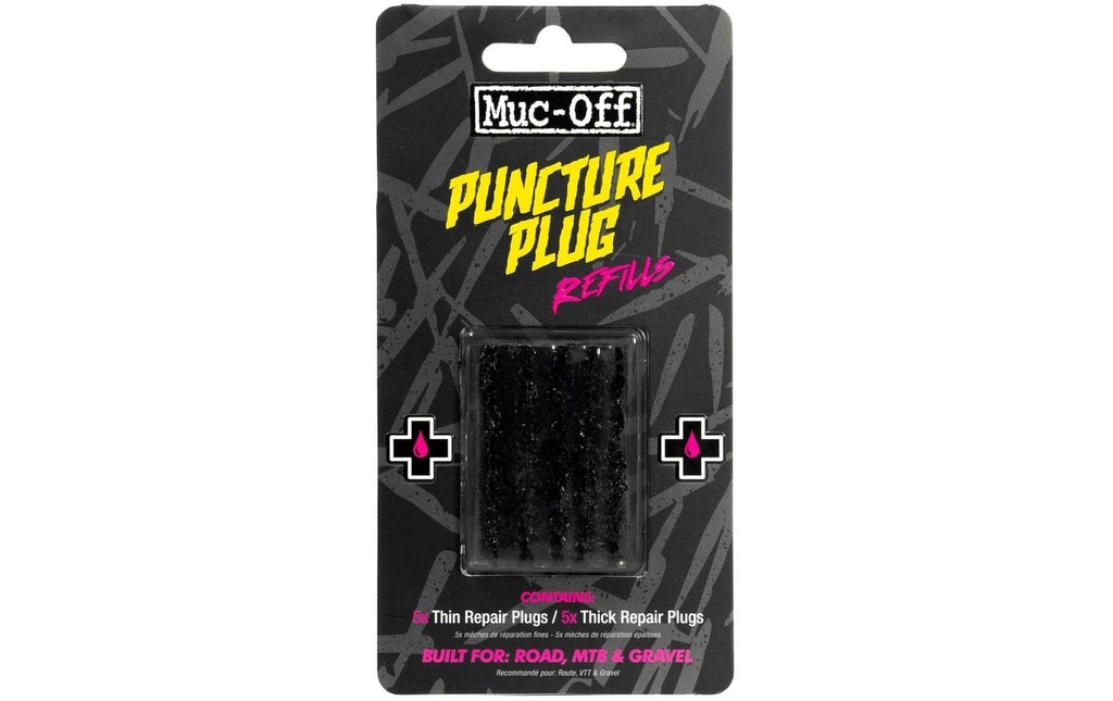 Muc-Off Rapiéçage de rechange Puncture Plugs Refill Pack