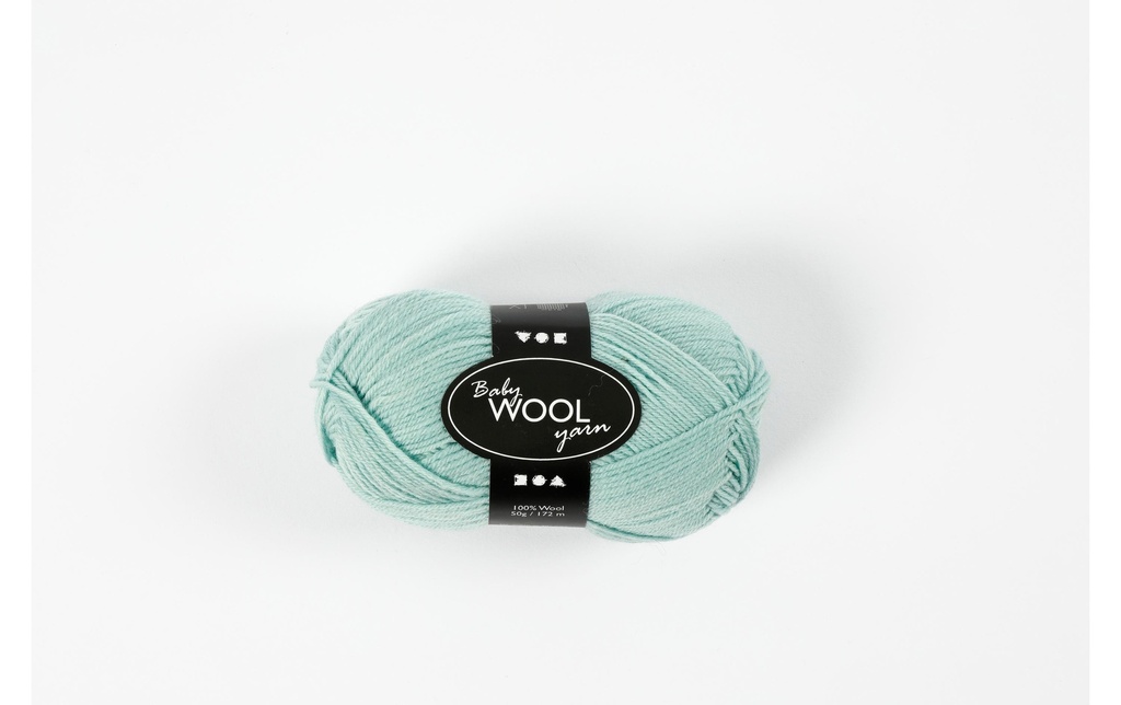 Creativ Company Laine Fil pour bébé Merino 50 g 14/4 Vert clair