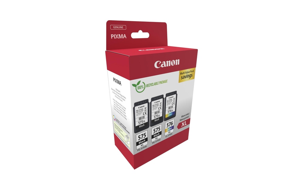 Canon 2xPG-575XL/1xCL-576XL Multipack noir/Cyan/Magenta/Yellow