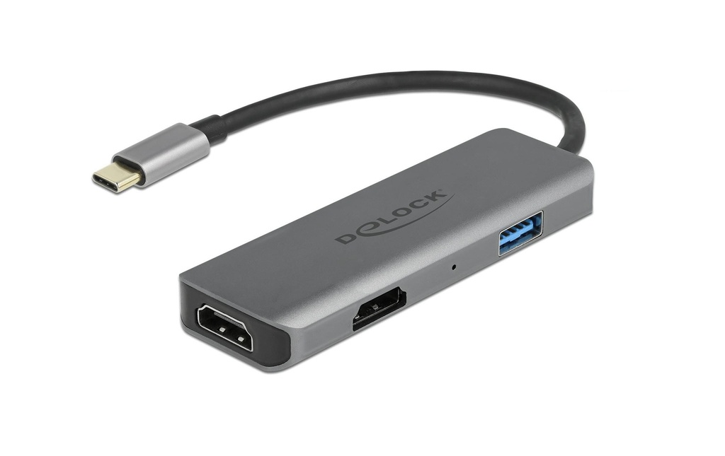 Delock Adaptateur USB type C - HDMI/USB 2.0 4K 60 Hz