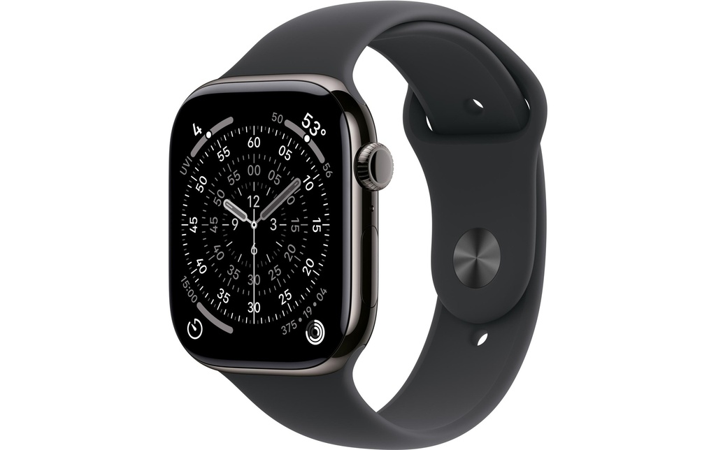 Apple Watch Series 11 46 mm LTE Slate Titanium Black Sport S/M
