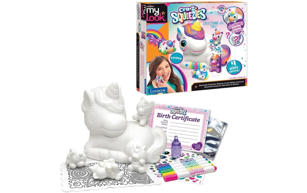 Cra-Z-Art Set créatif Squeezie Surprise Mommies & Babies Assorti