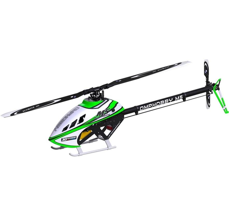 OMPHobby Hélicoptère M5 Vert Aurora Kit de construction et pales de rotor