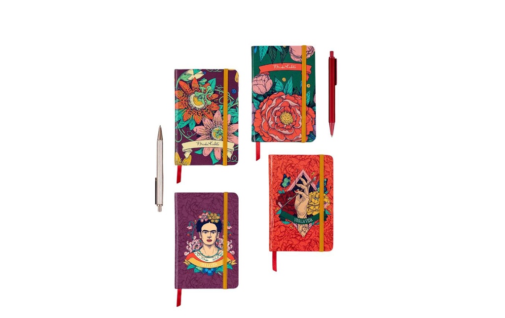 Clairefontaine Bloc-notes Frida Kahlo assortis, A6, Vierge, Multicolore