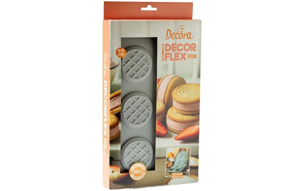Decora Moule en silicone Rond, ø 6.7 x 2.3 cm