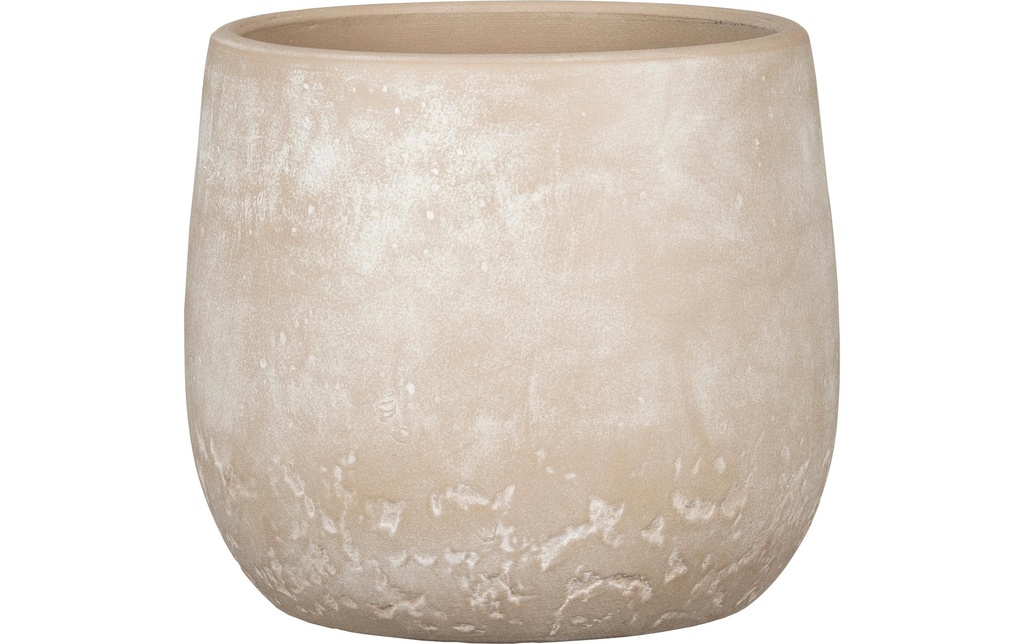 scheurich Pot de fleur Dune 1.9 l, Crème