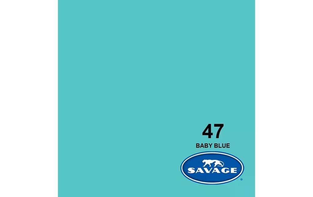 Savage Fond papier 1.35 x 11 m Baby Blue
