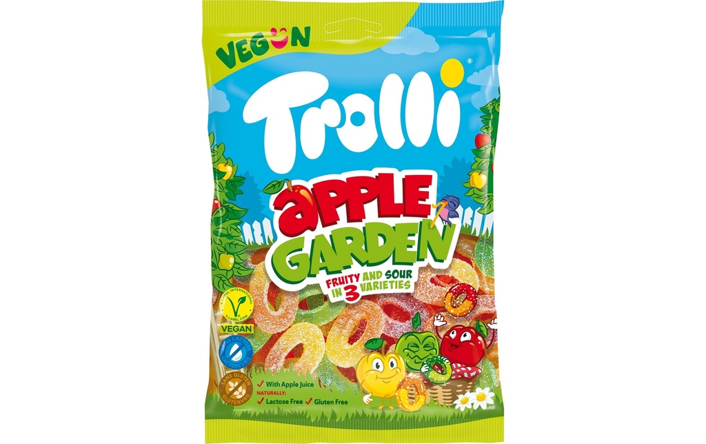 Trolli Bonbons gommeux Big Apple 175 g