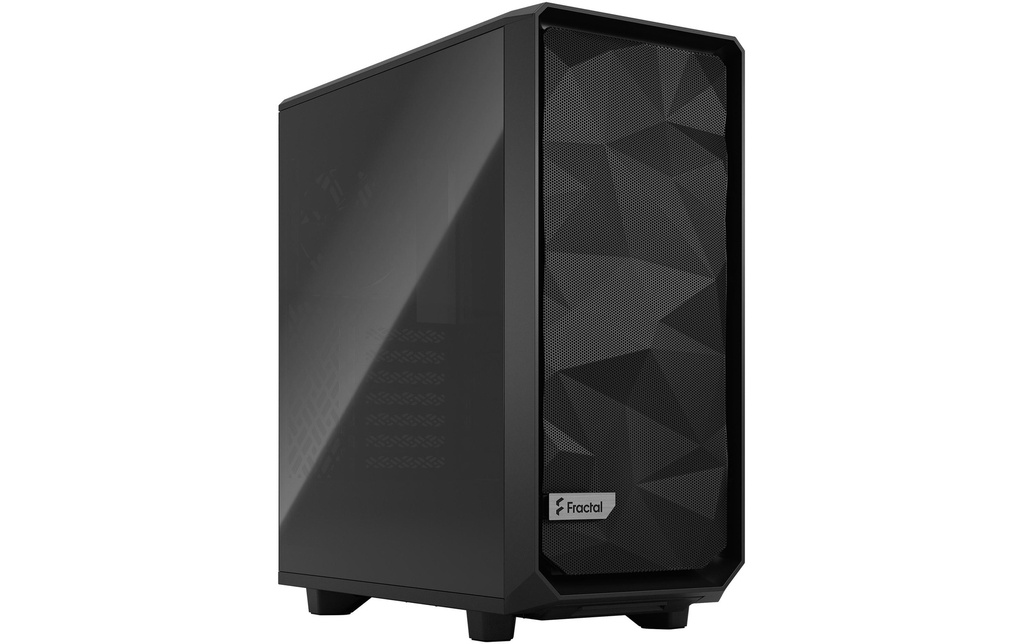Fractal Design Boîtier d’ordinateur Meshify 2 Compact TG Dark Noir