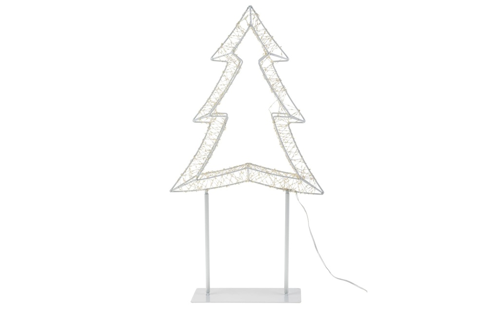 COCON Sapin de Noël LED 3D, métal, petit
