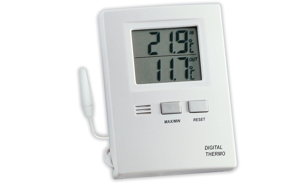 TFA Dostmann Thermomètre Digital, Blanc
