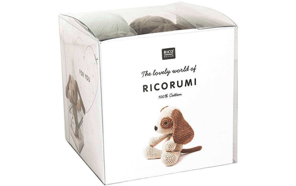 Rico Design Kit de crochet Creative Ricorumi Chien