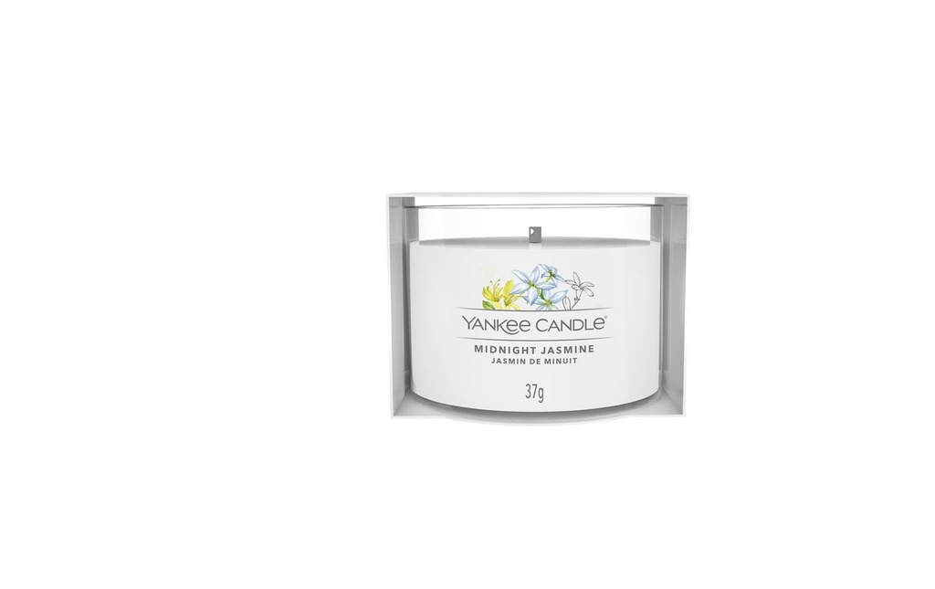Yankee Candle Signature Bougie parfumée Midnight Jasmine Signature 37 g