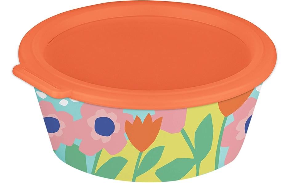 Koziol Coupe Nora Box Blooms 18.8 cm, Sweet Blue/Strong Coral