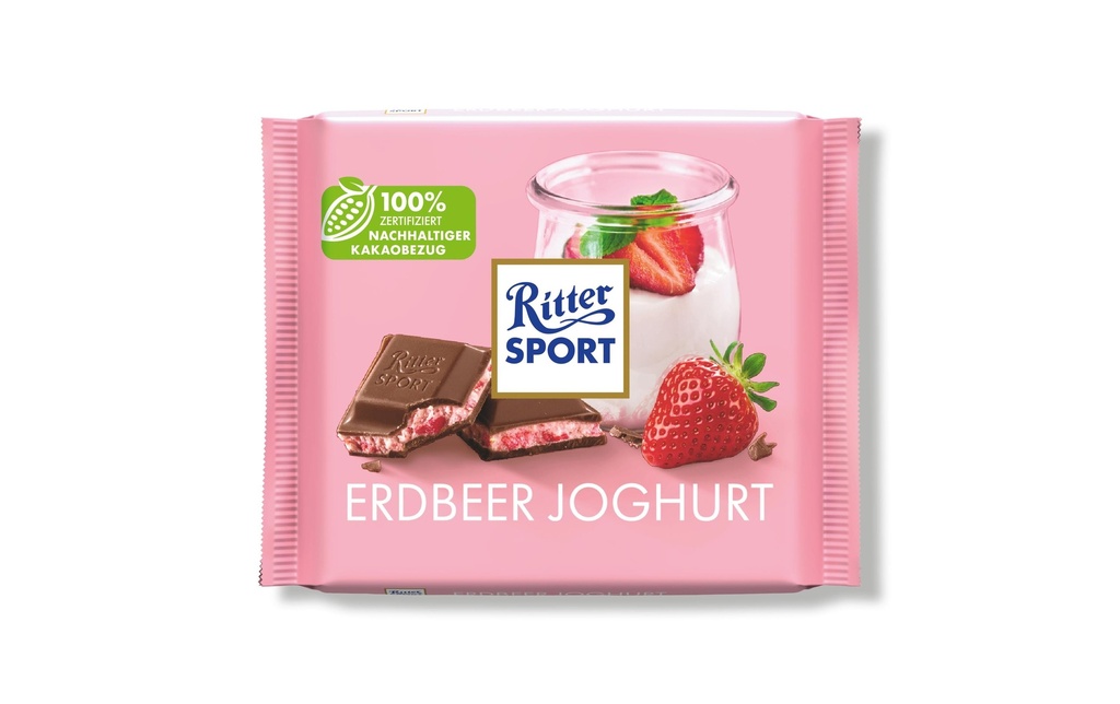 Ritter Sport Chocolat Yaourt à la fraise 100 g