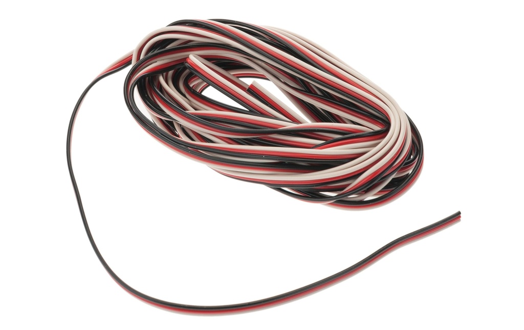 Muldental Câble de servo Futaba 0,25 mm² 5 m sans fiche/prise de courant
