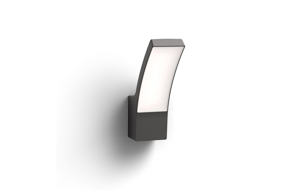 Philips Lampe murale Splay, 12 W, 1100 lm, 4000 K, anthracite