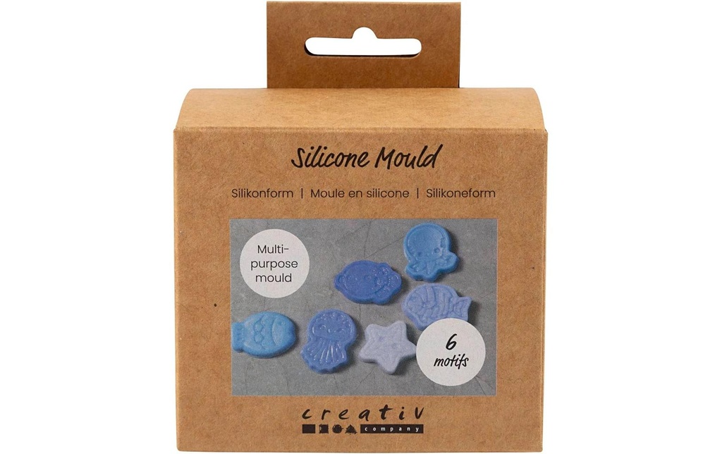 Creativ Company Moule en silicone Thème de la mer 6 pièces