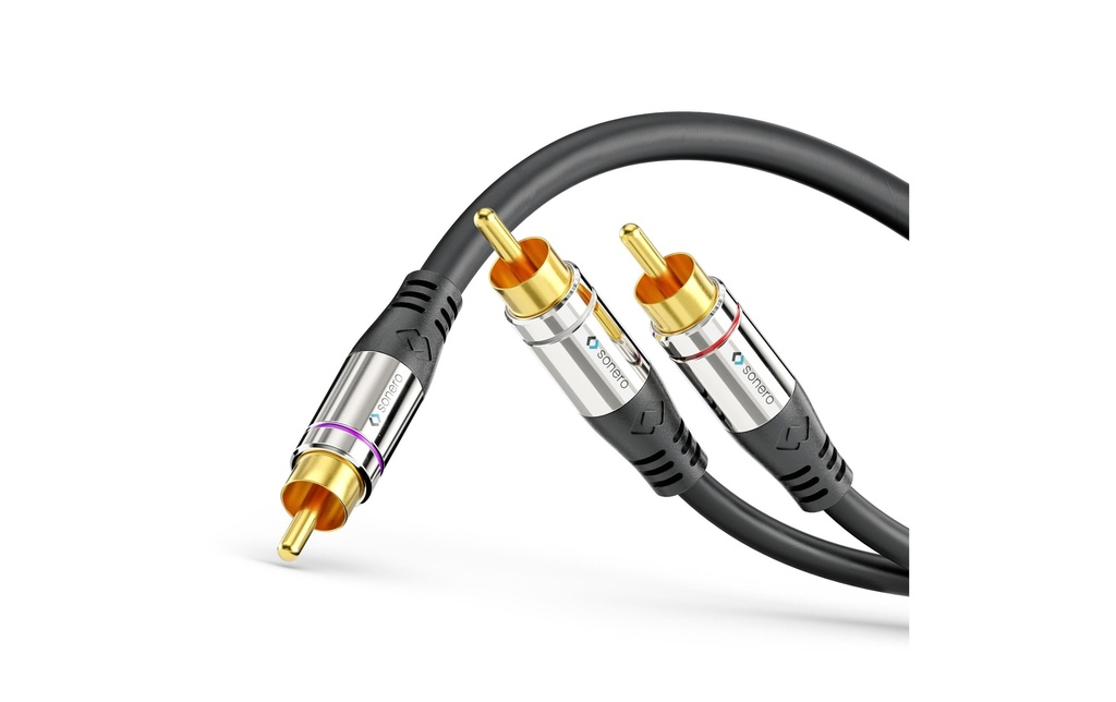 sonero Subwoofer stéréo / Mono Y-Cable Cinch - Cinch 1.5 m