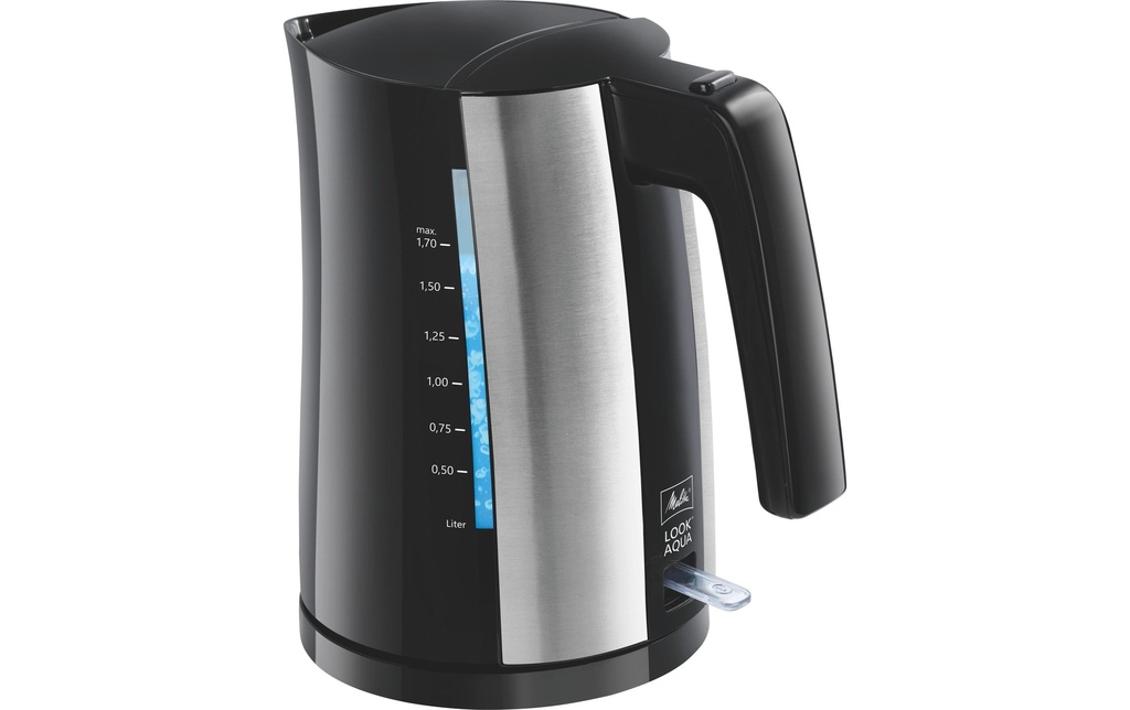 Melitta Bouilloire Look Aqua 1.7 l, Noir